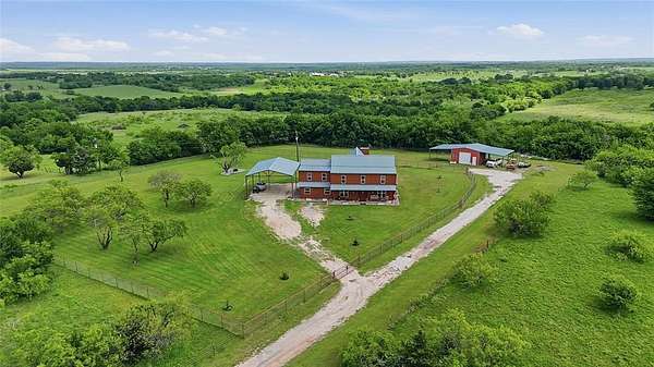 10 Acres of Land with Home for Sale in Sherman, Texas