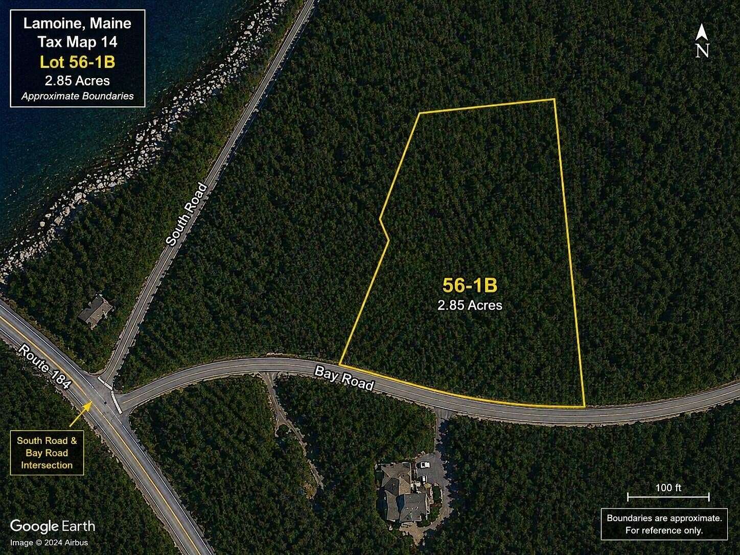 2.85 Acres of Residential Land for Sale in Lamoine Town, Maine