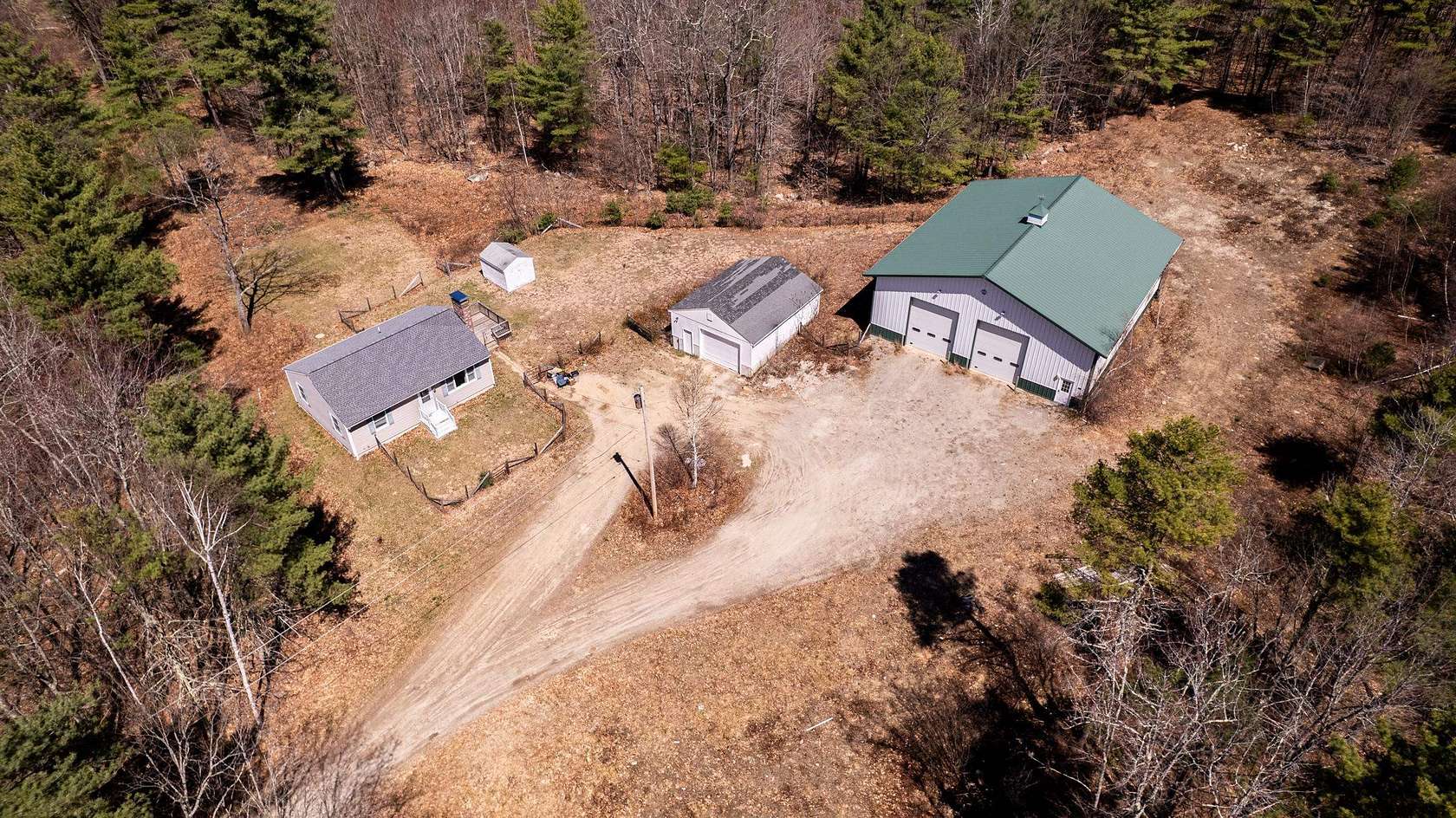 50.2 Acres of Land with Home for Sale in New Durham, New Hampshire