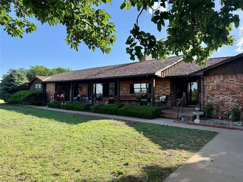 10.8 Acres of Land with Home for Sale in Hammon, Oklahoma