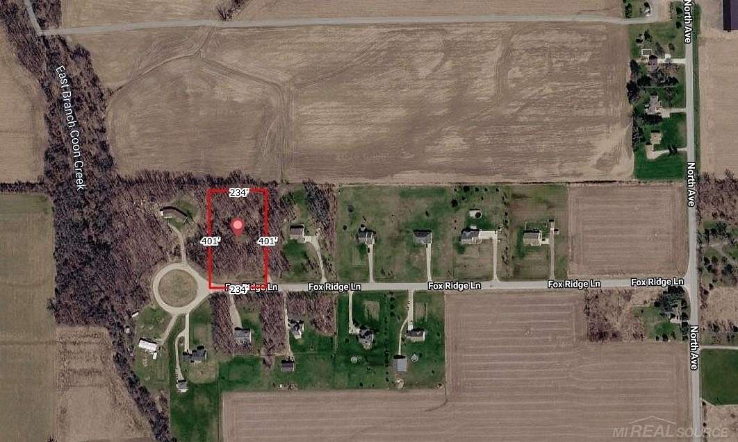 2.22 Acres of Residential Land for Sale in Allenton, Michigan