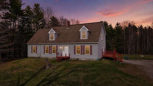 3.9 Acres of Land with Home for Sale in Albion, Maine