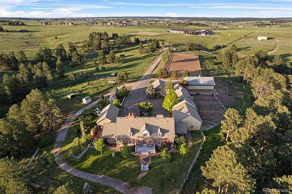 80 Acres of Land with Home for Sale in Franktown, Colorado