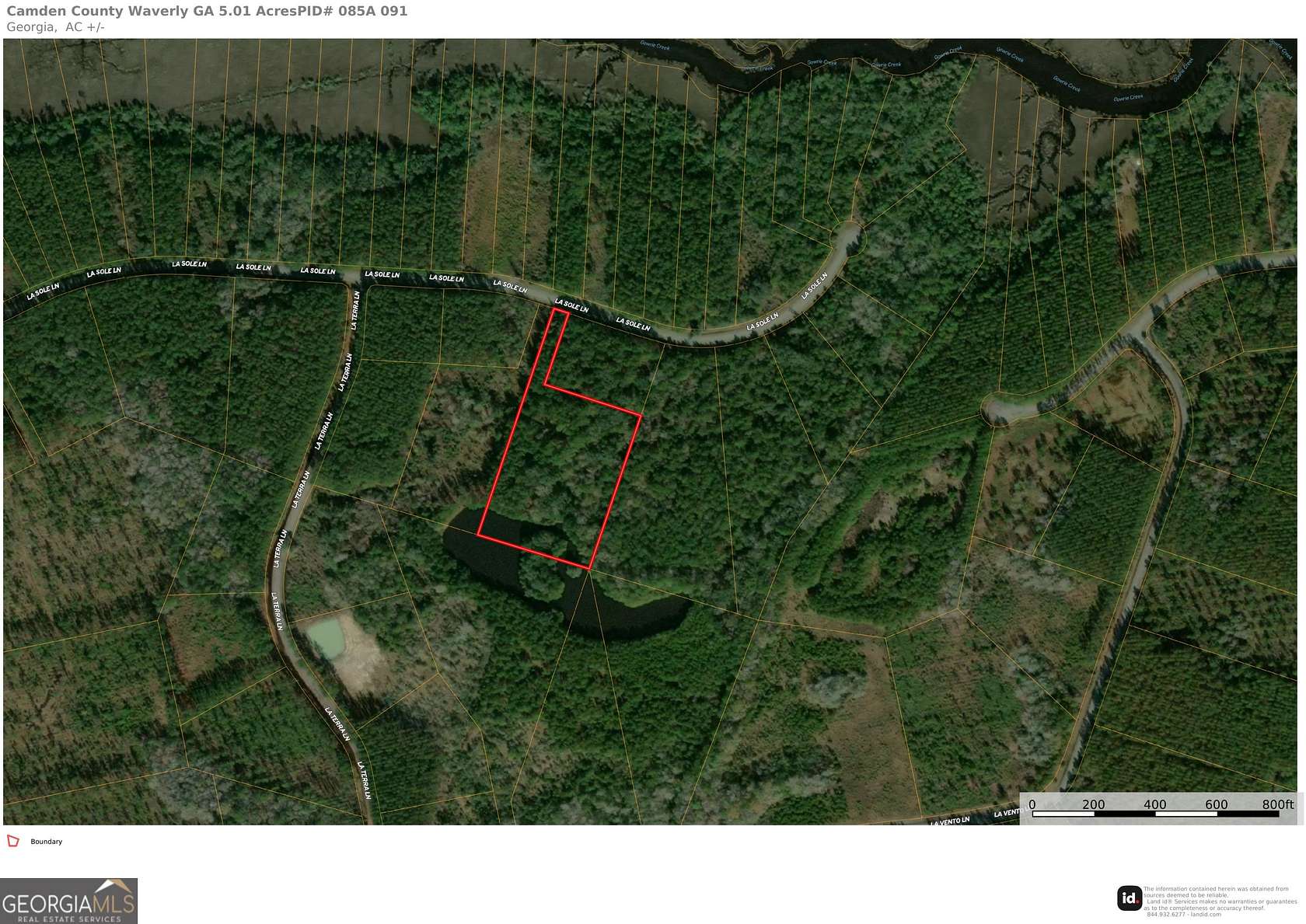 5 Acres of Residential Land for Sale in Waverly, Georgia