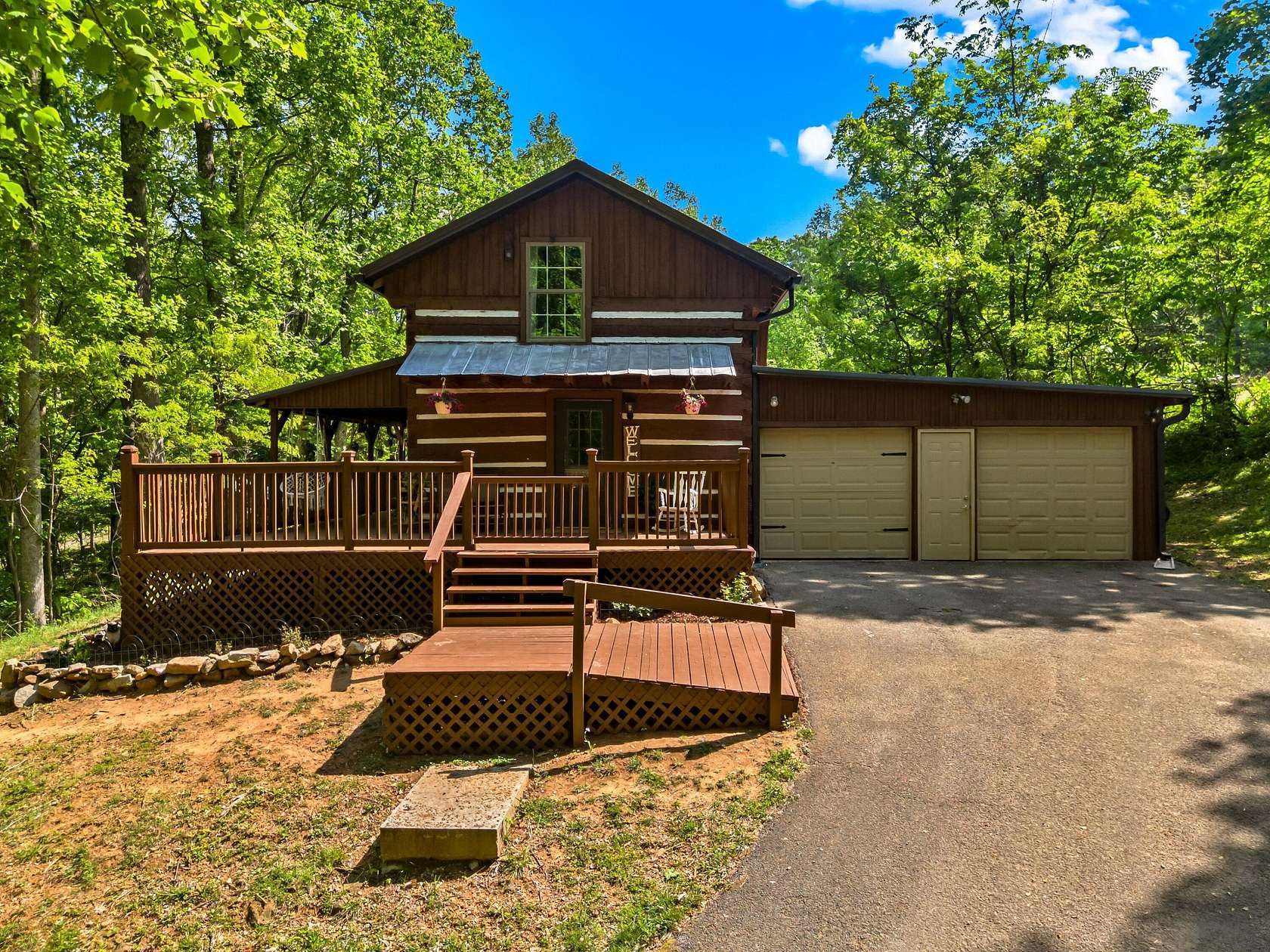 2 Acres of Land with Home for Sale in Dandridge, Tennessee