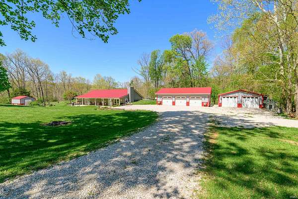 3 Acres of Land with Home for Sale in Ellettsville, Indiana