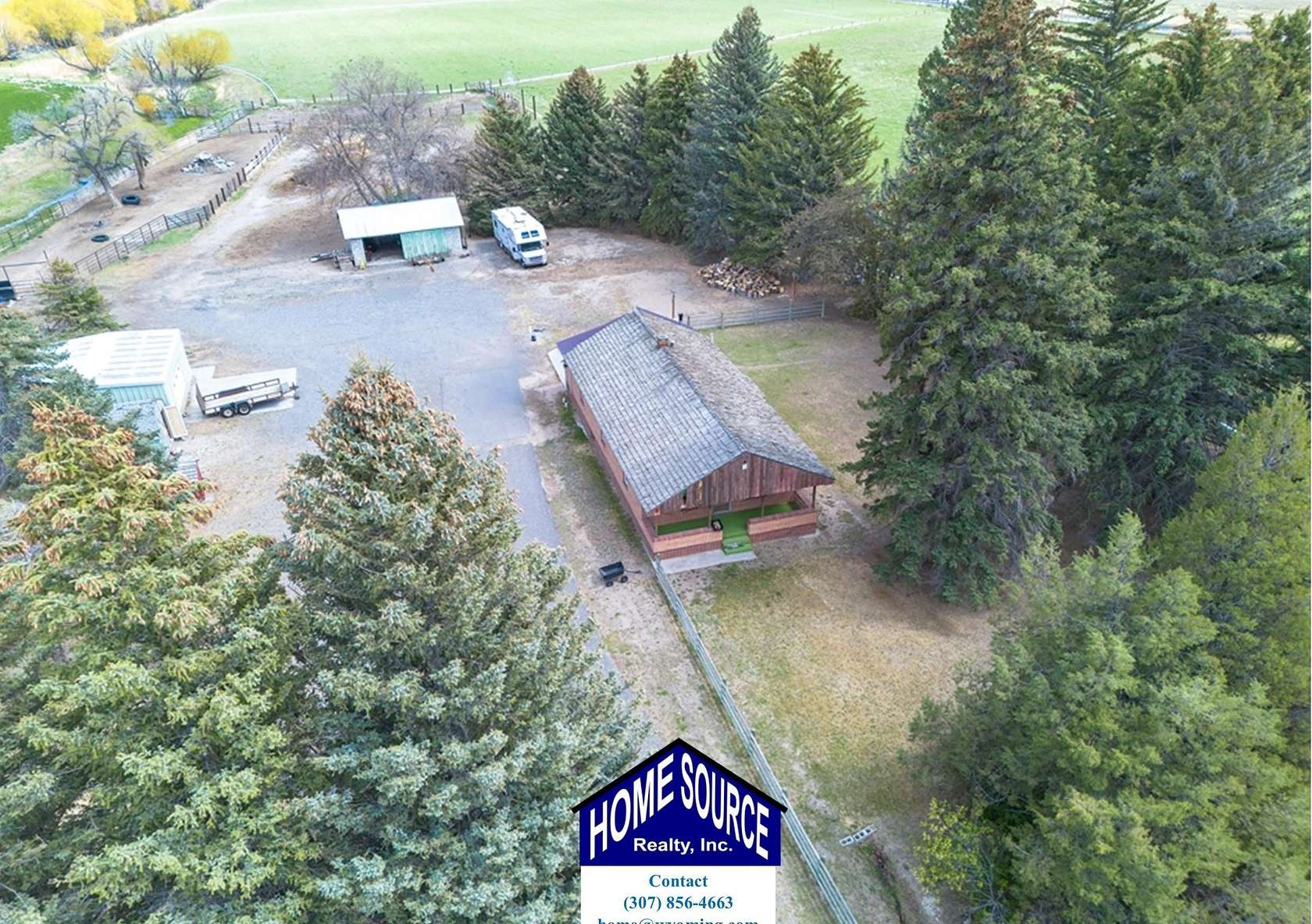 13.2 Acres of Land with Home for Sale in Riverton, Wyoming
