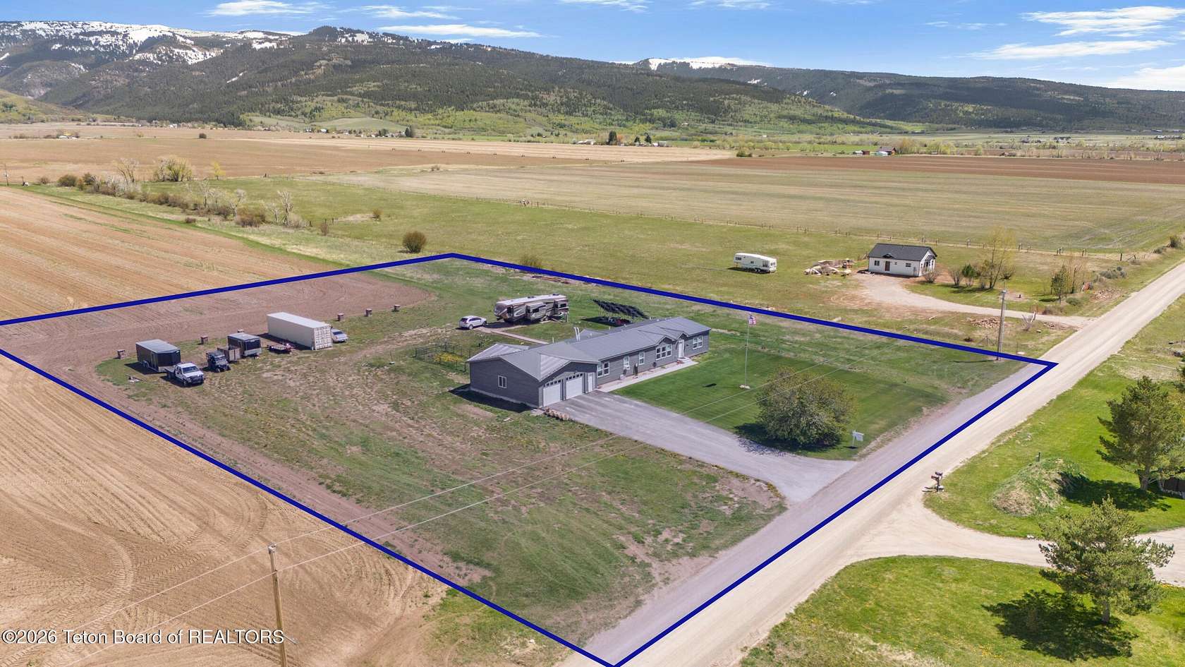 2.5 Acres of Land with Home for Sale in Driggs, Idaho
