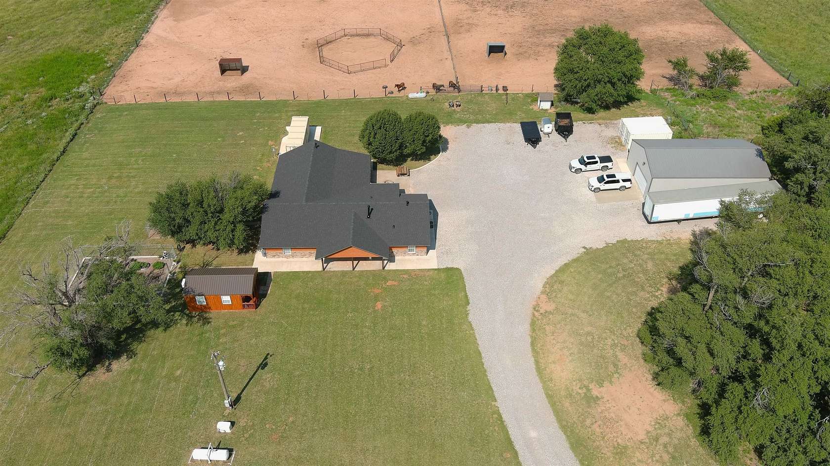 3 Acres of Land with Home for Sale in Ringwood, Oklahoma