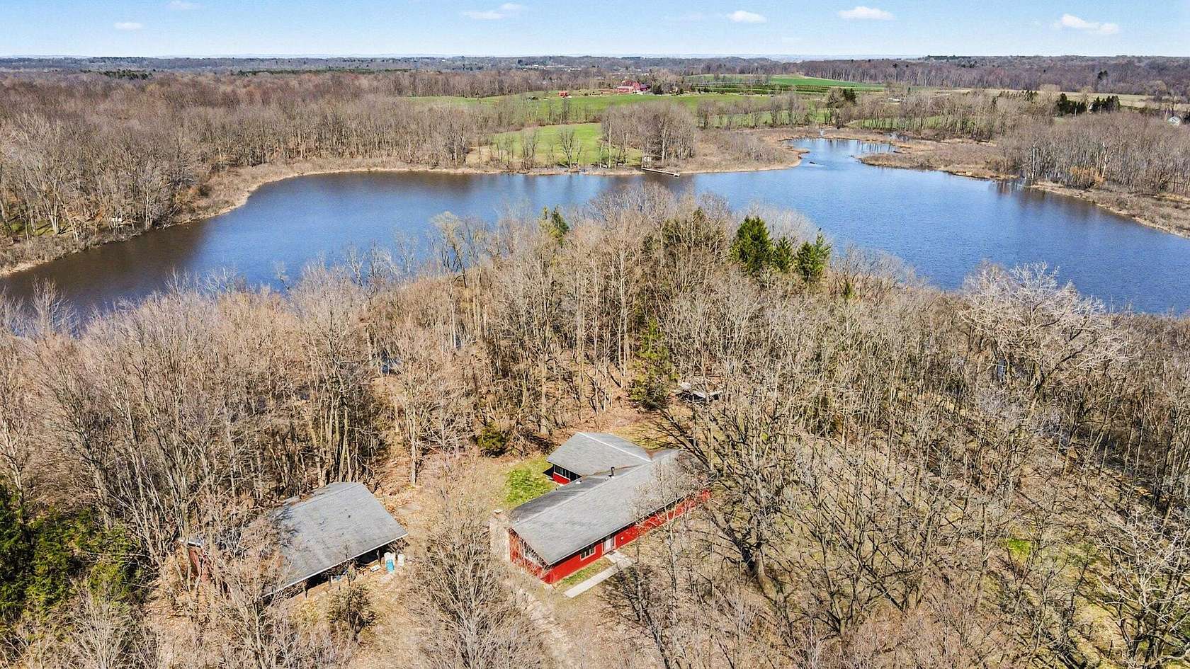 15.8 Acres of Recreational Land with Home for Sale in Allegan, Michigan