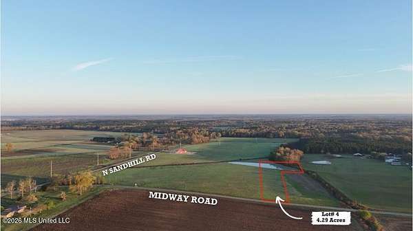 4.29 Acres of Residential Land for Sale in Lena, Mississippi