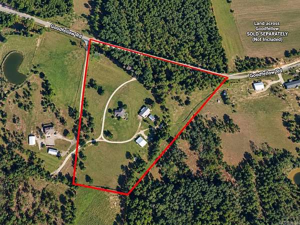 14 Acres of Land with Home for Sale in Star City, Arkansas