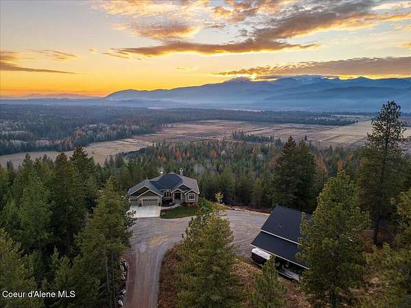 55 Acres of Recreational Land with Home for Sale in Sandpoint, Idaho