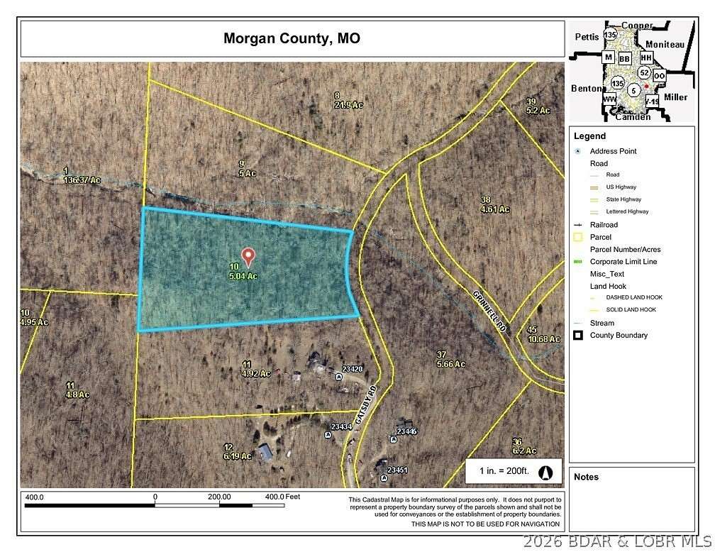 5 Acres of Recreational Land for Sale in Barnett, Missouri