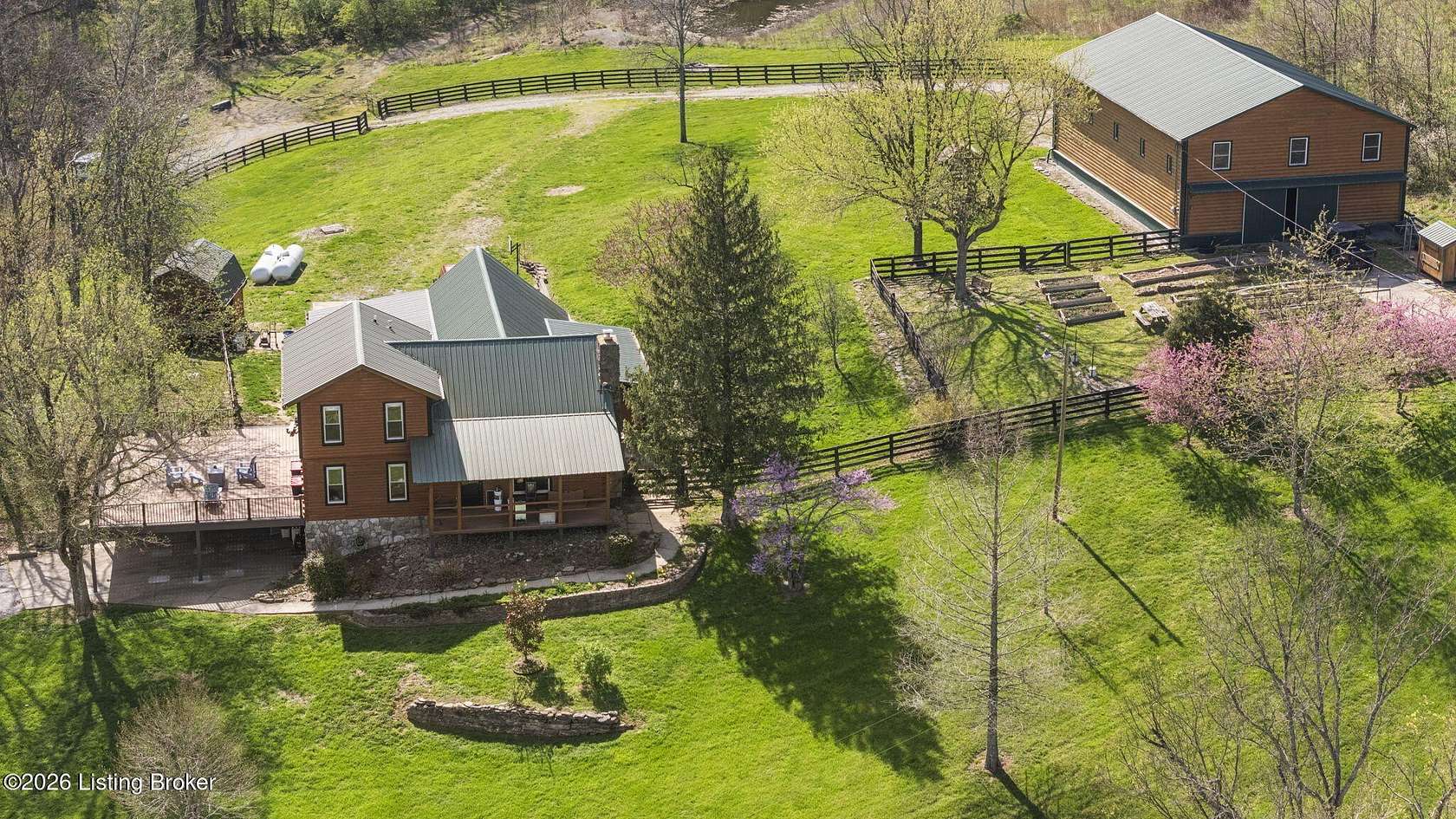 5.75 Acres of Land with Home for Sale in Carrollton, Kentucky