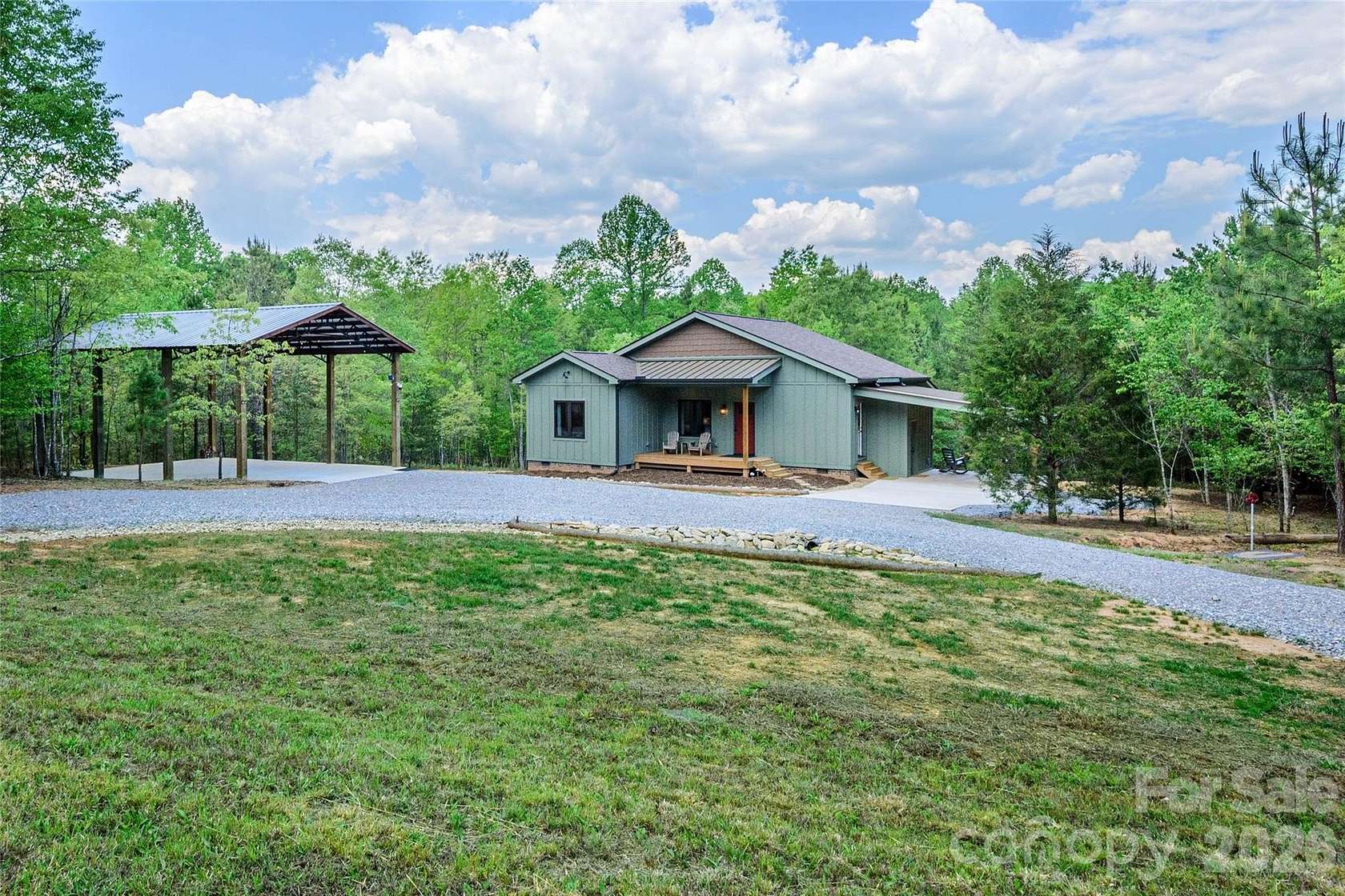 2 Acres of Land with Home for Sale in Rutherfordton, North Carolina