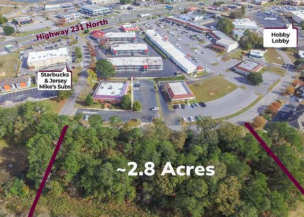 2.8 Acres of Commercial Land for Sale in Dothan, Alabama
