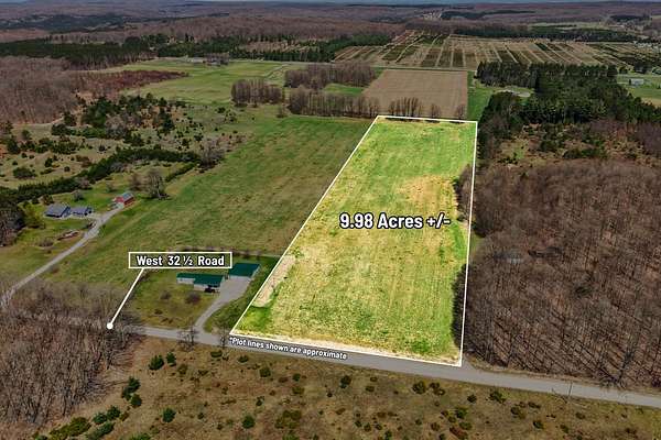 9.89 Acres of Residential Land for Sale in Boon, Michigan