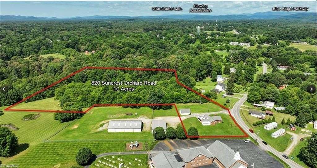 10.3 Acres of Land with Home for Sale in North Wilkesboro, North Carolina