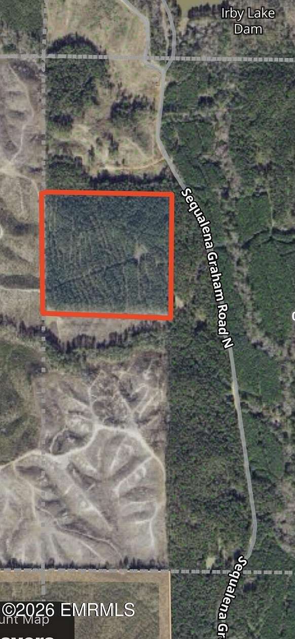 40 Acres of Recreational Land for Sale in Meridian, Mississippi