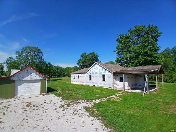 2.42 Acres of Land with Home for Sale in Mitchell, Indiana