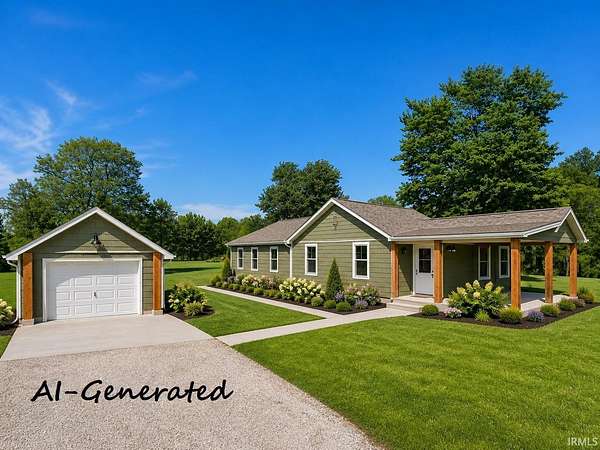 2.42 Acres of Land with Home for Sale in Mitchell, Indiana