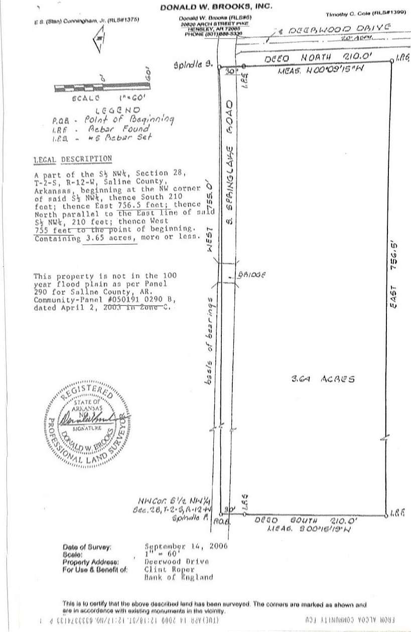 3.64 Acres of Residential Land for Sale in Hensley, Arkansas