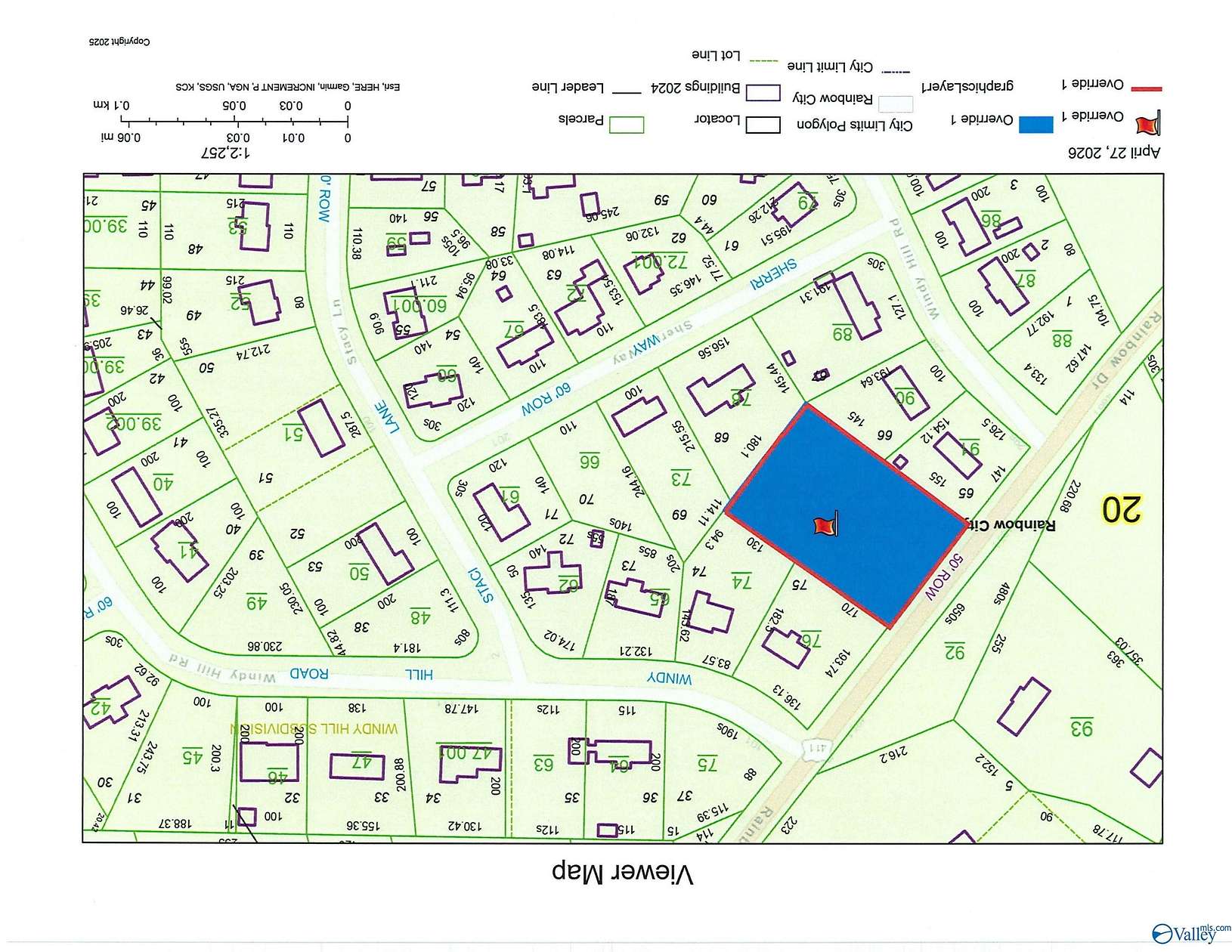 1.37 Acres of Land for Sale in Rainbow City, Alabama