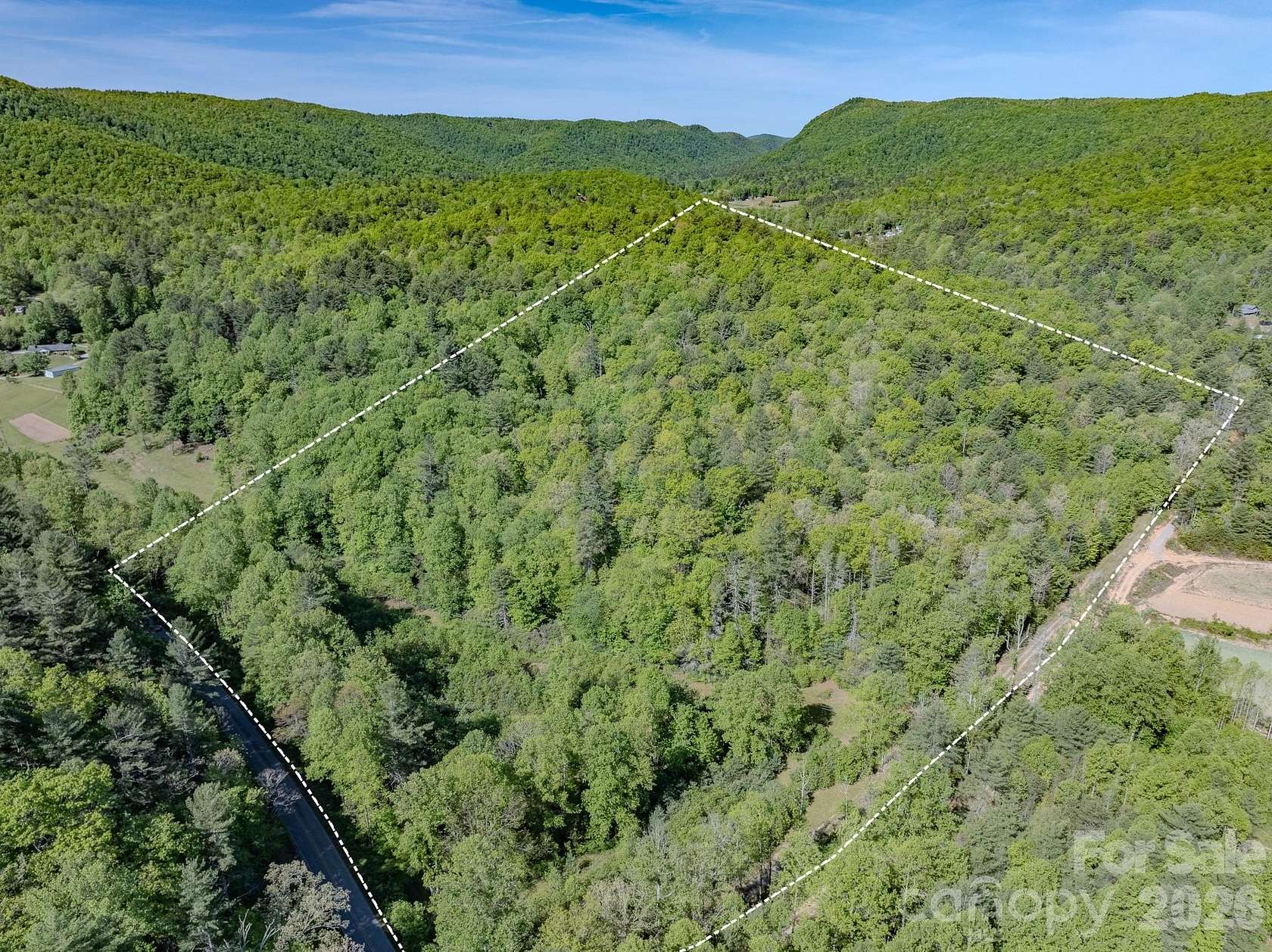 28 Acres of Recreational & Residential Land for Sale in Zirconia, North Carolina