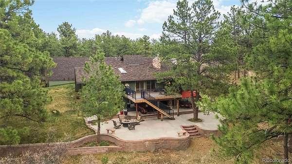 6.33 Acres of Land with Home for Sale in Franktown, Colorado