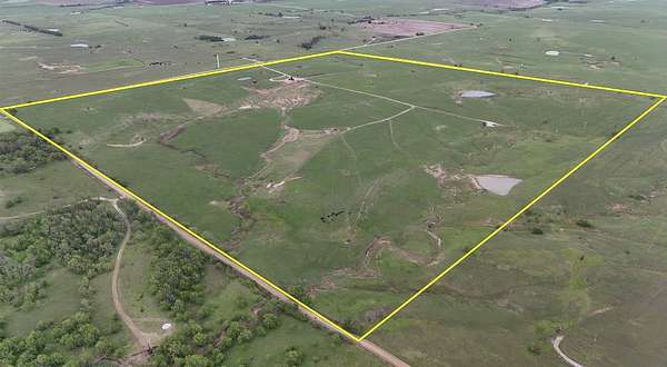 160 Acres of Agricultural Land for Sale in Gridley, Kansas