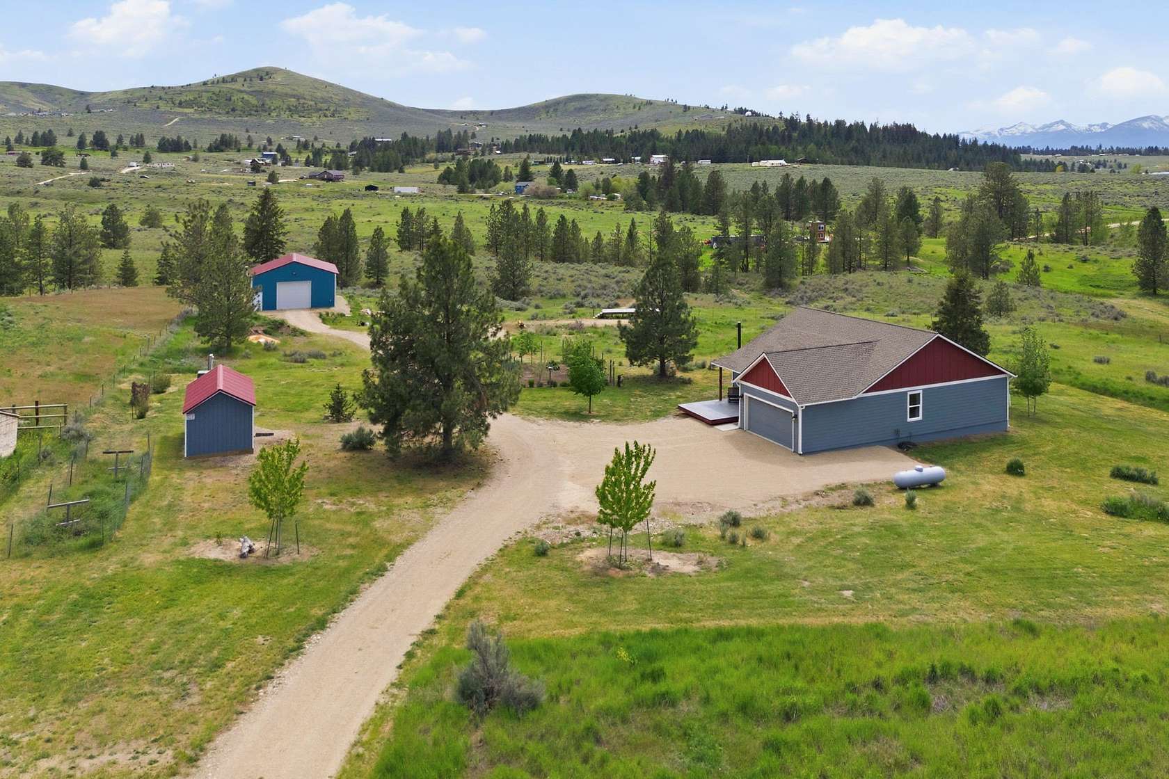 10 Acres of Land with Home for Sale in Stevensville, Montana