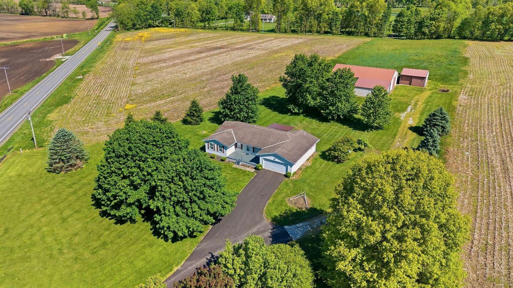 27.2 Acres of Agricultural Land with Home for Sale in Utica, Ohio