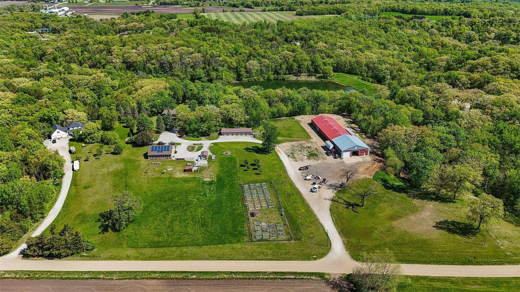 8 Acres of Land with Home for Sale in Boone, Iowa