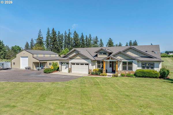 2.54 Acres of Land with Home for Sale in Canby, Oregon