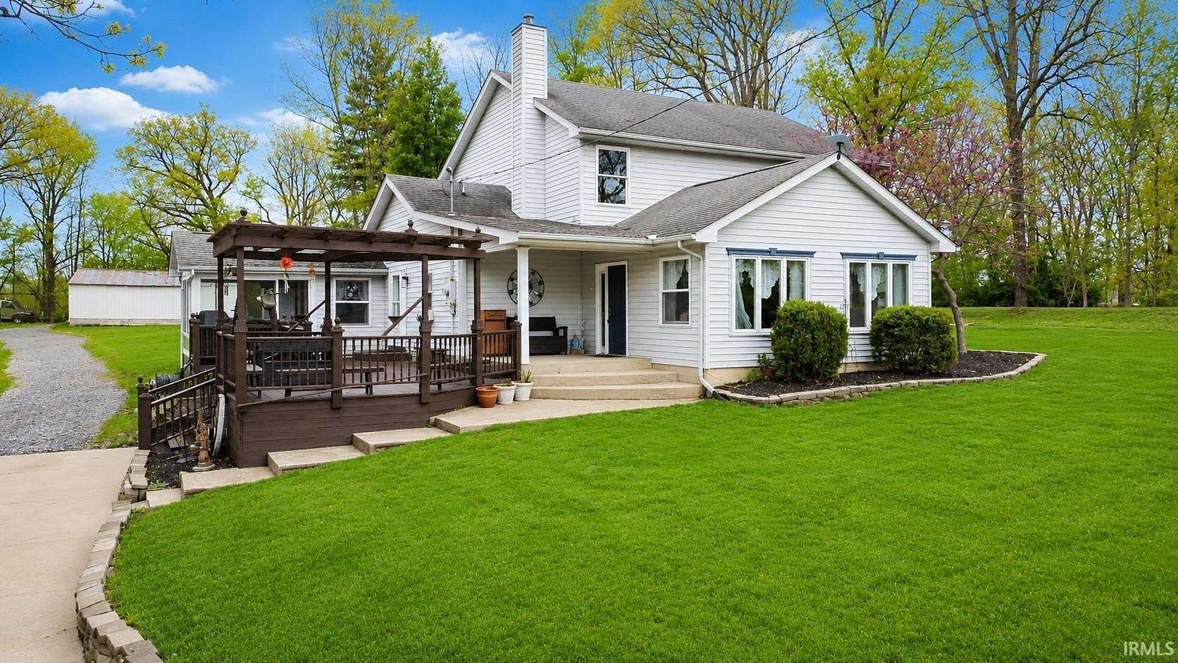 2 Acres of Land with Home for Sale in Churubusco, Indiana