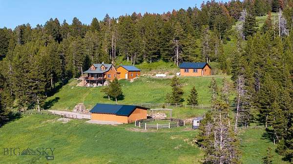 24.3 Acres of Land with Home for Sale in Bozeman, Montana