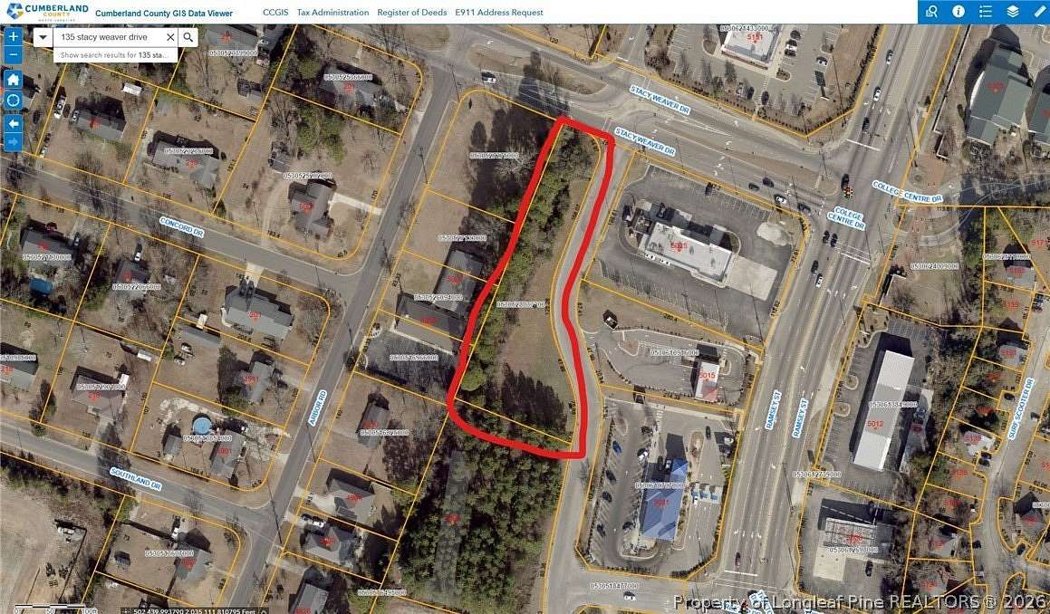 0.95 Acres of Commercial Land for Sale in Fayetteville, North Carolina