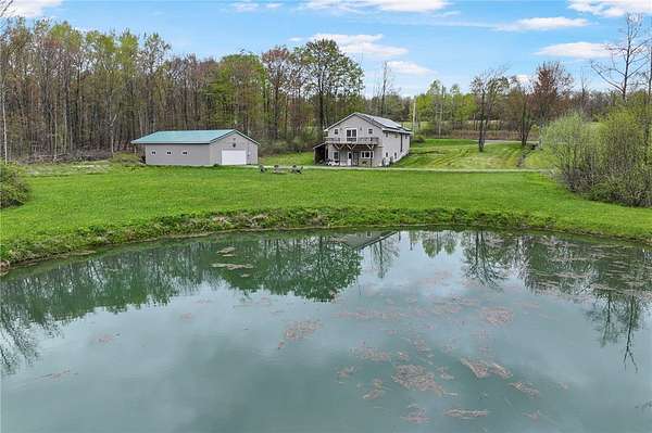 10 Acres of Recreational Land with Home for Sale in Richford, New York