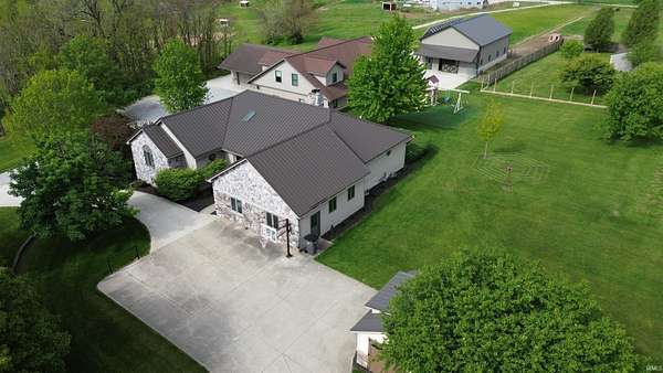 4.6 Acres of Land with Home for Sale in Middlebury, Indiana