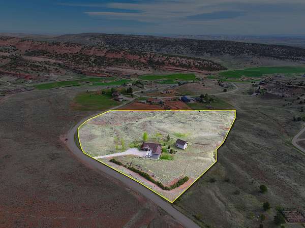 8.39 Acres of Land with Home for Sale in Lander, Wyoming