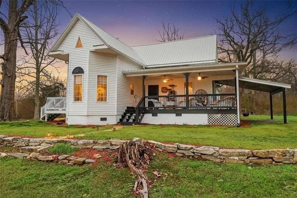 5 Acres of Land with Home for Sale in Franklin, Georgia
