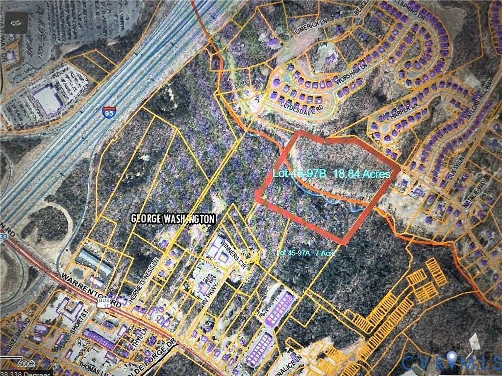 18.8 Acres of Mixed-Use Land for Sale in Stafford, Virginia