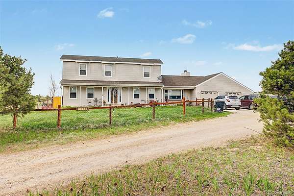 6.45 Acres of Land with Home for Sale in Parker, Colorado