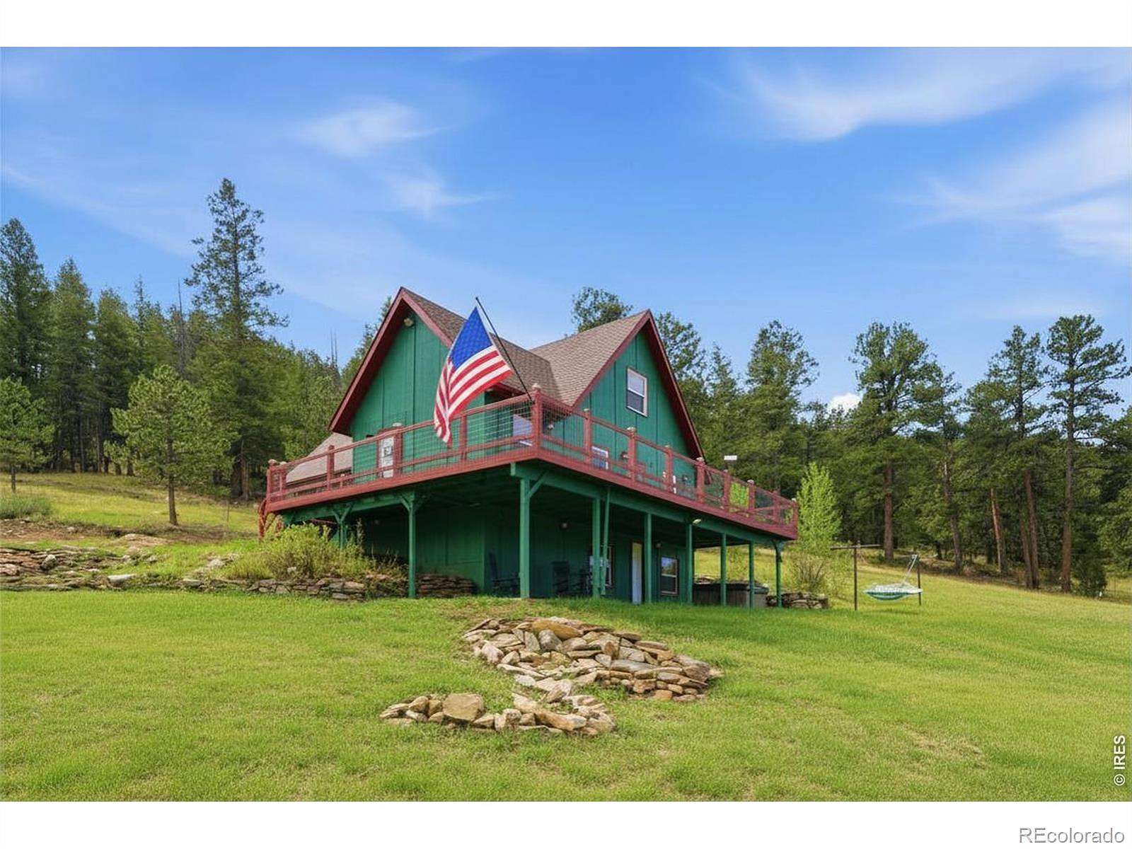 9.18 Acres of Land with Home for Sale in Drake, Colorado