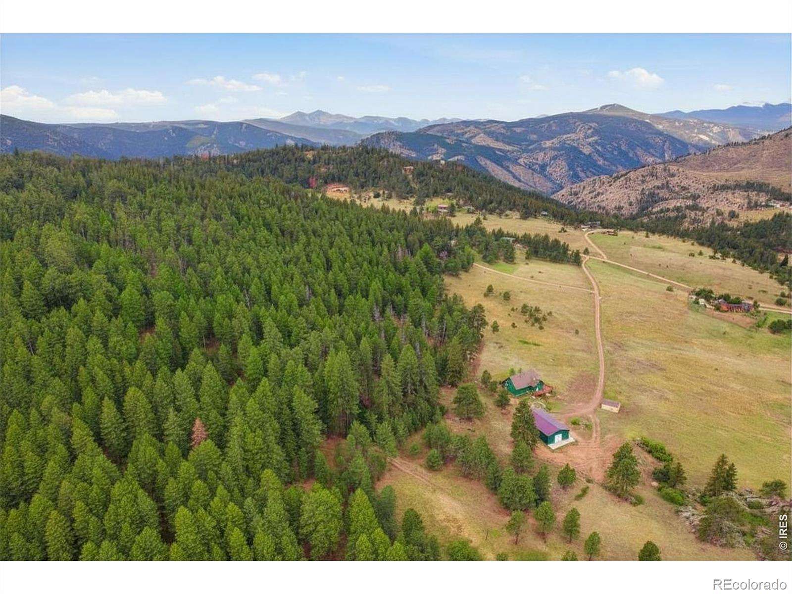 9.18 Acres of Land with Home for Sale in Drake, Colorado