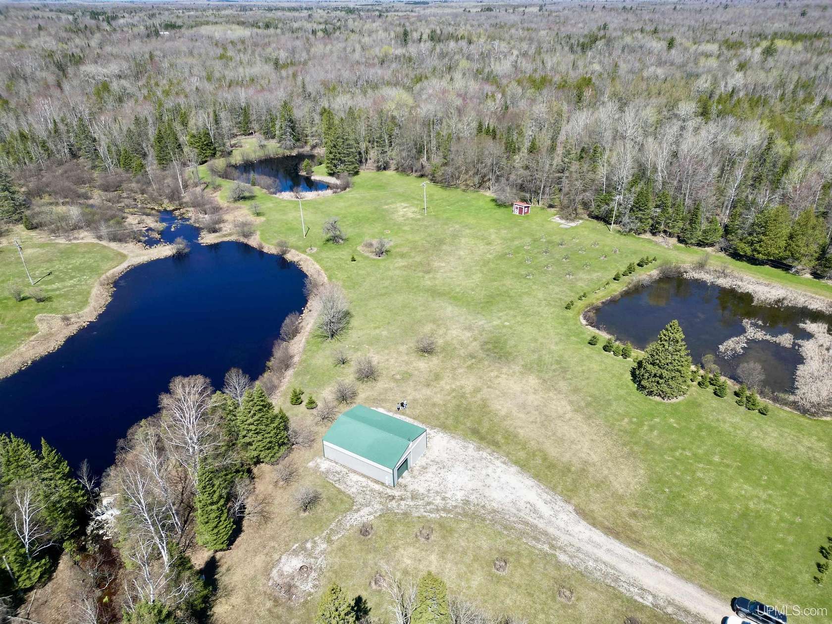 10 Acres of Recreational & Residential Land for Sale in Rock, Michigan