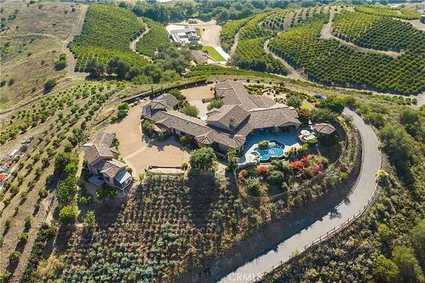 10.4 Acres of Land with Home for Sale in Temecula, California