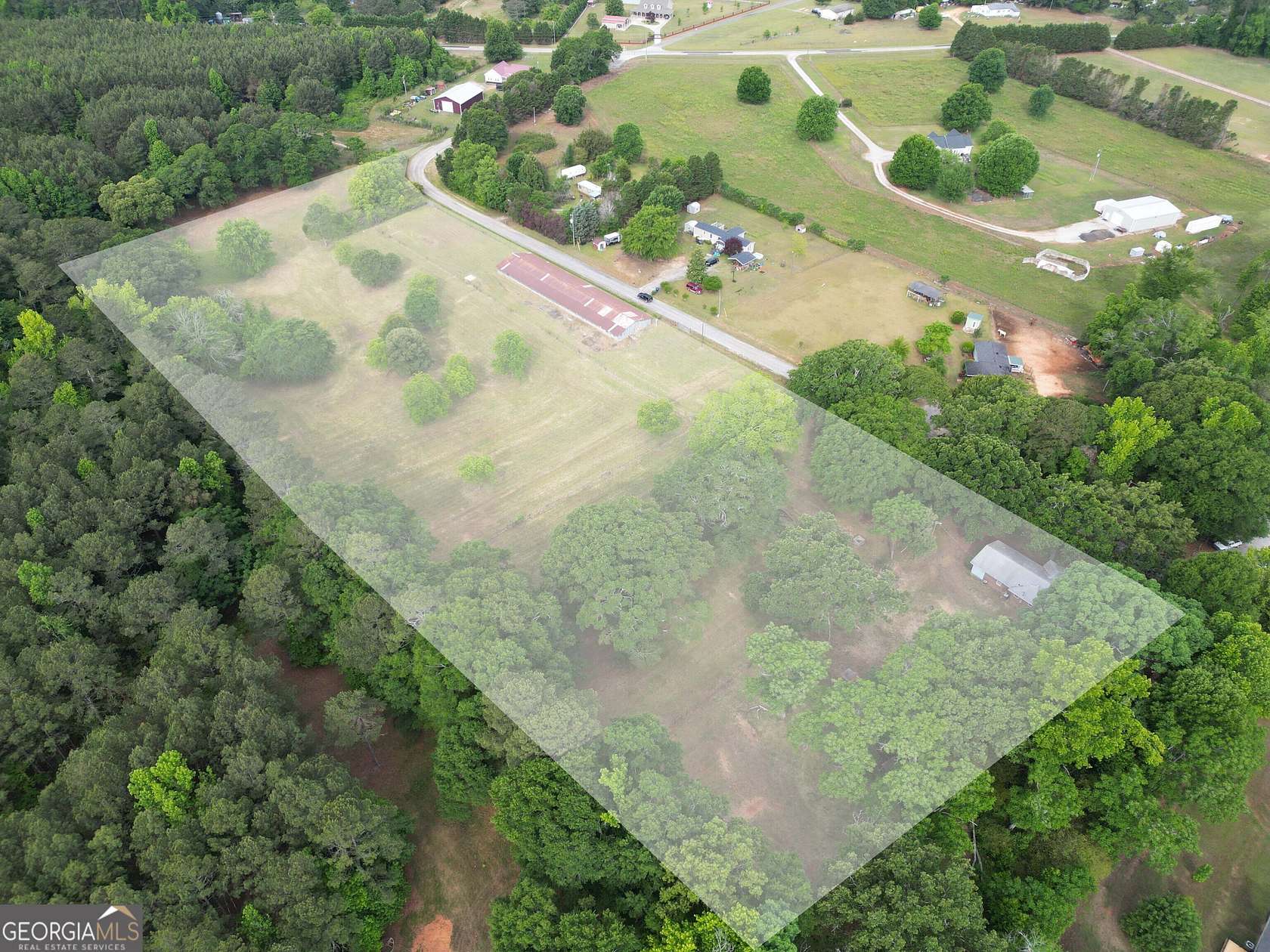 8 Acres of Land with Home for Sale in Watkinsville, Georgia