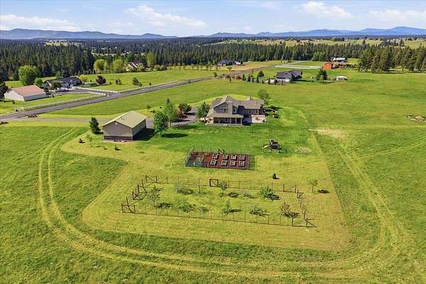 9.6 Acres of Land with Home for Sale in Deer Park, Washington